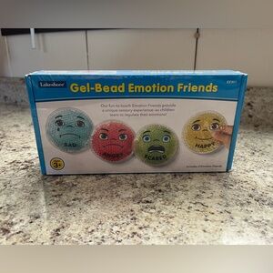 Lakeshore Gel-Bead Emotion Friends Sensory Set - Blue, Red, Green, Yellow